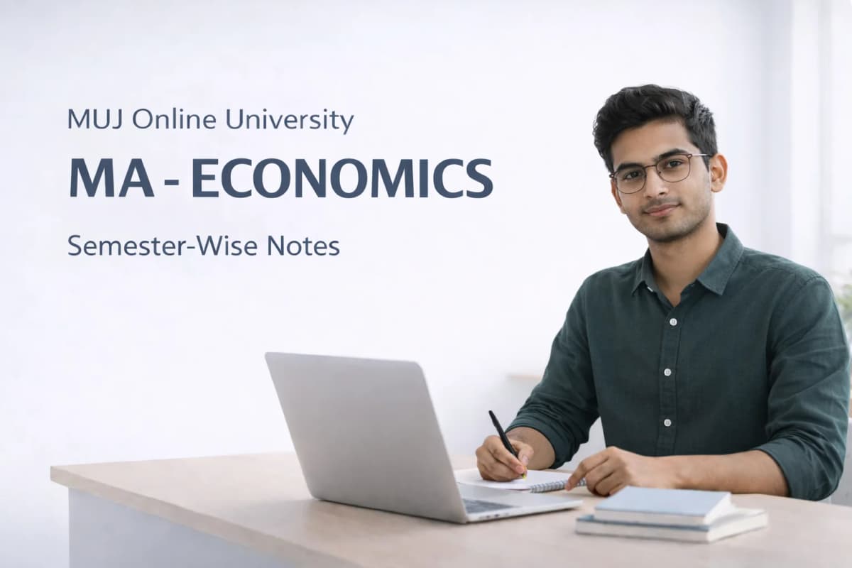 MA Economics Study Materials
