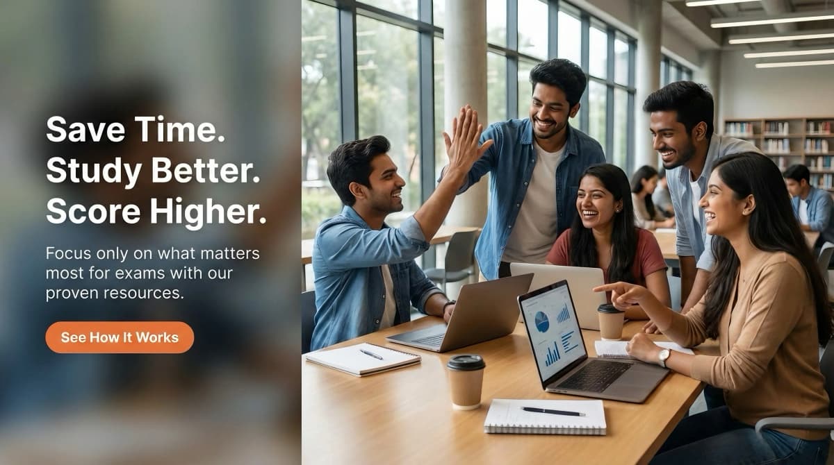 Students collaborating and studying together