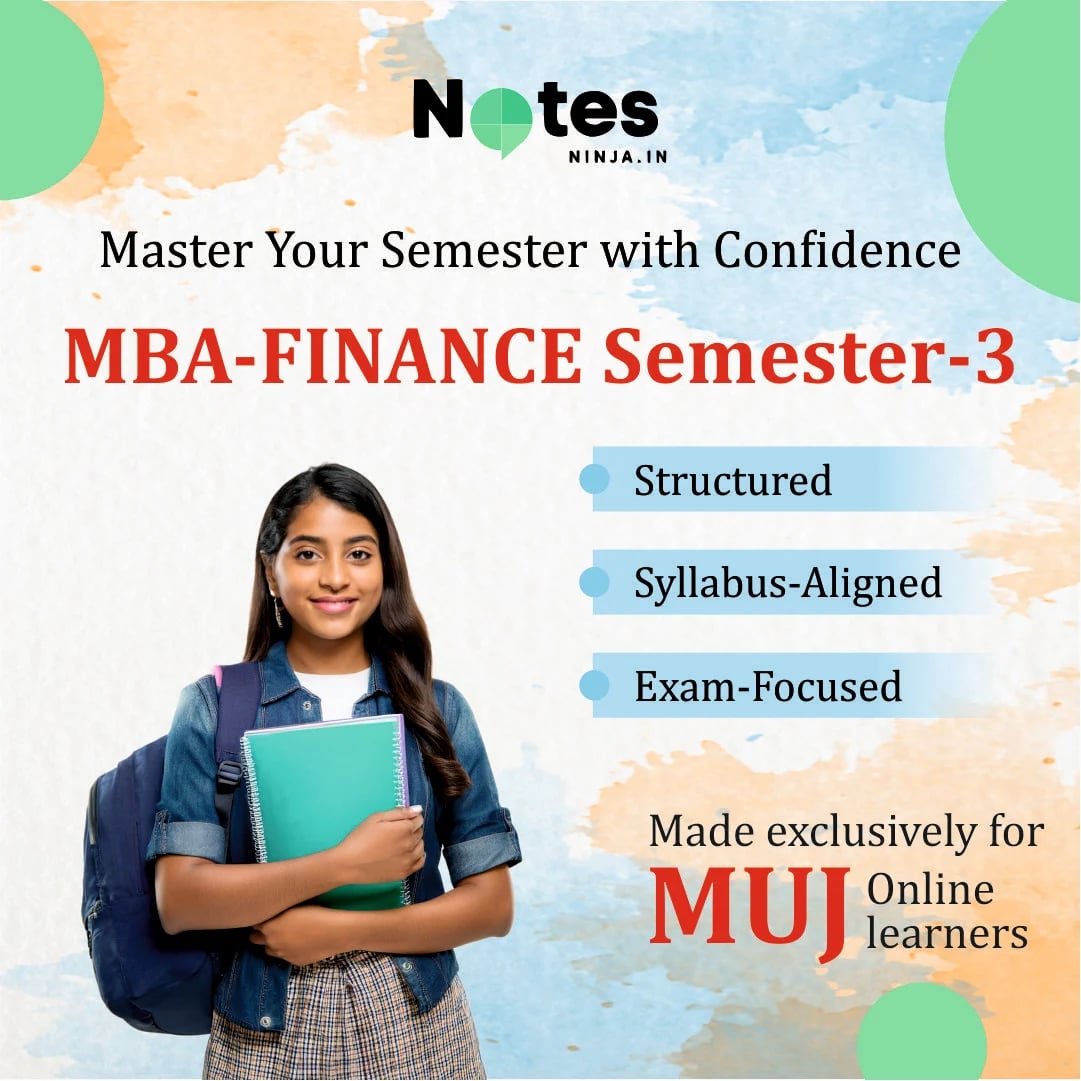 MBA SEM 3 – FINANCE