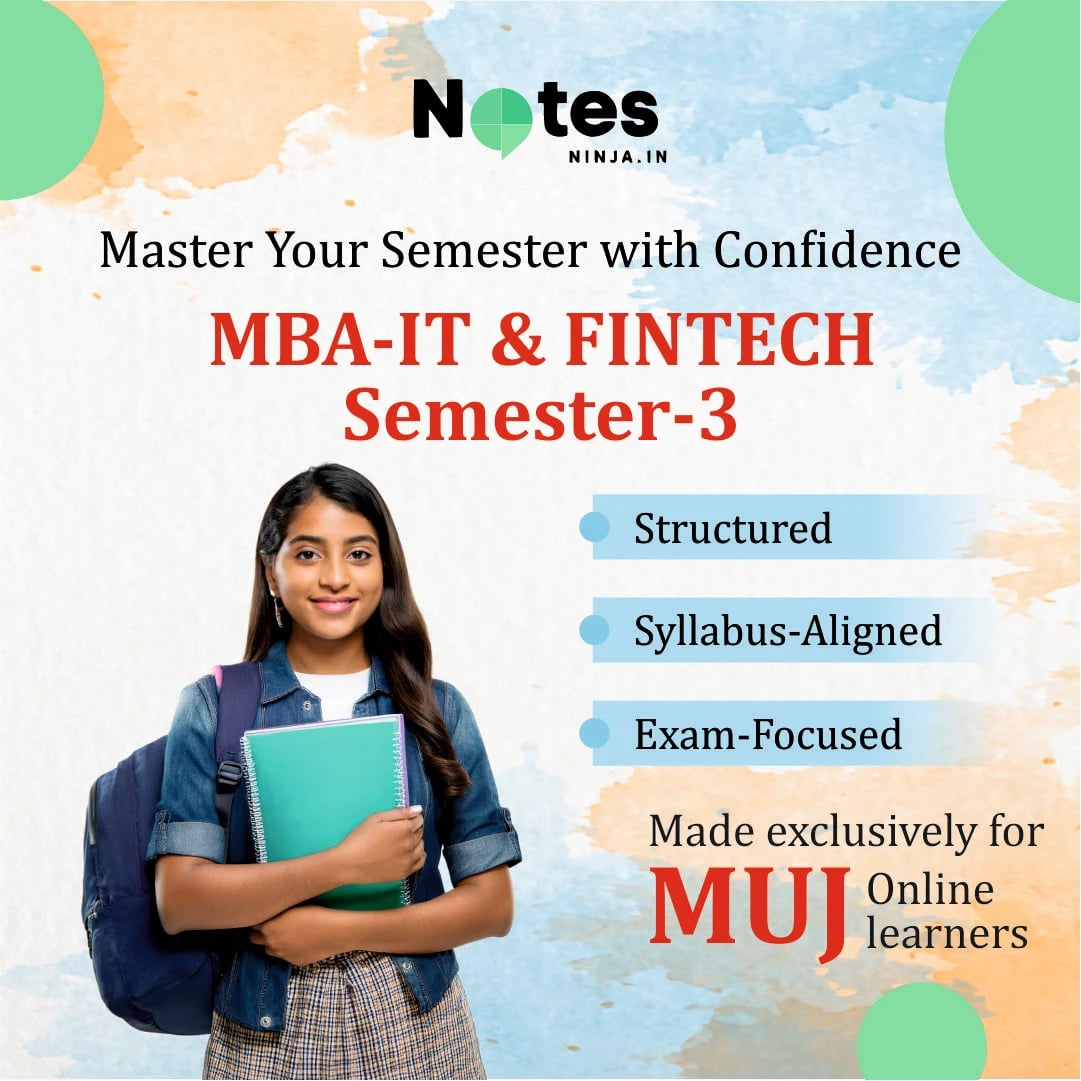 MBA SEM 3 – IT & FINTECH
