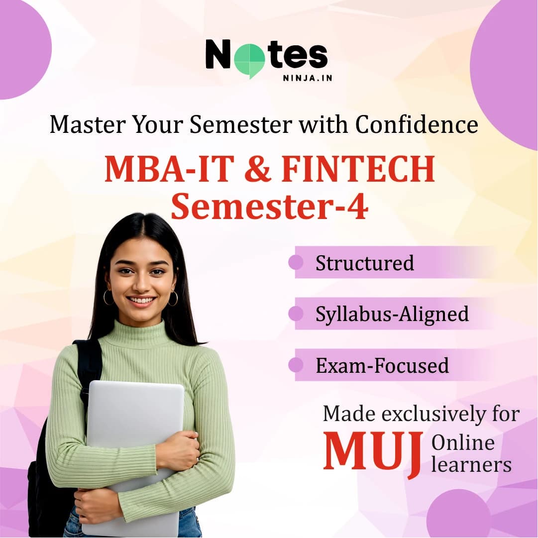 MBA SEM 4 – IT & FINTECH